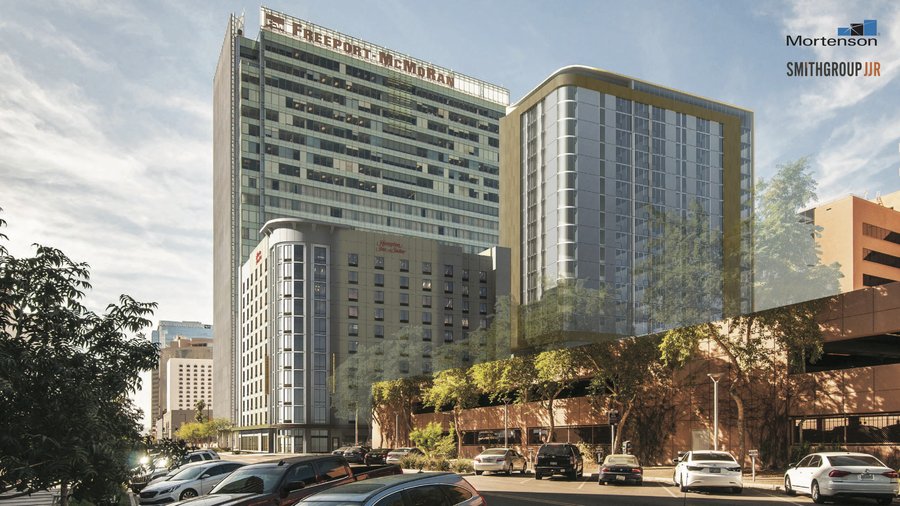 High-rise apartments planned to open next to new downtown Phoenix hotel ...