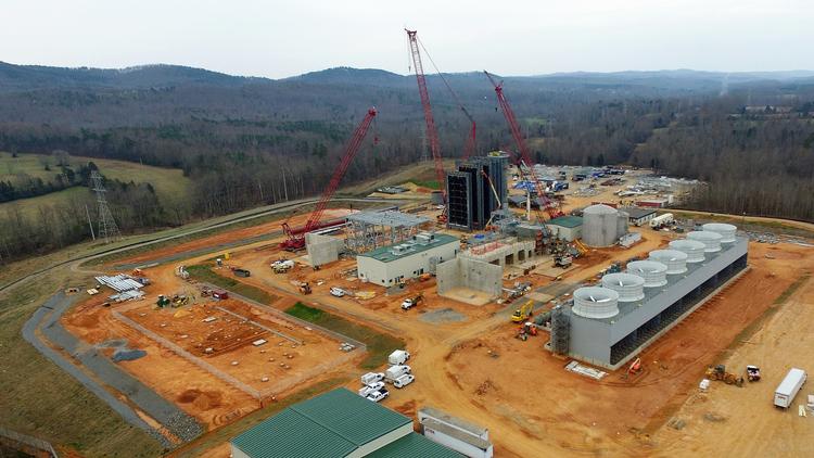 NTE Energy's Kings Mountain Energy Center is about half finished and slated to begin commercial operation in fall of 2018.