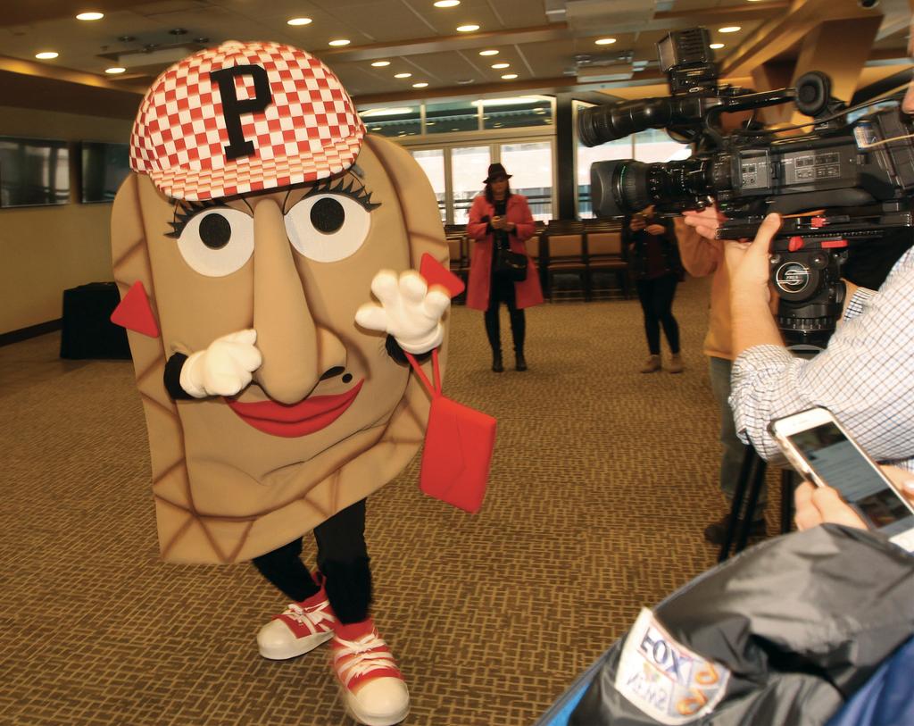 Pierogi Mascot Costume Pirates Food Advertising Restaurant Costume