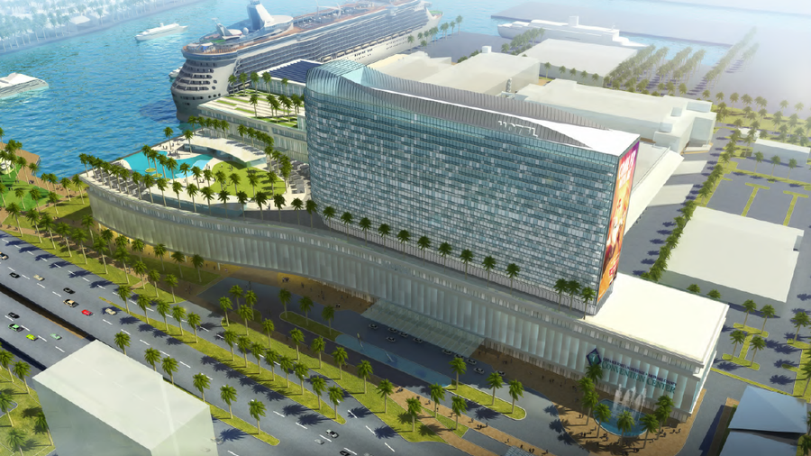Broward County Convention Center Headquarters Hotel proposed by
