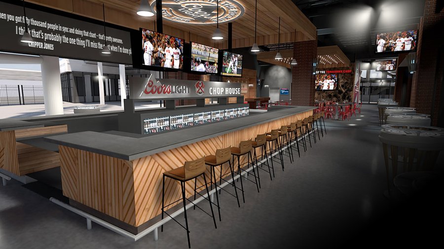 MillerCoors installs drink rails at Coors Light Chop House in SunTrust Park  (SLIDESHOW) - Atlanta Business Chronicle