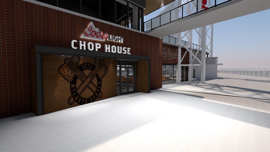 Braves unveil SunTrust Park Chop House