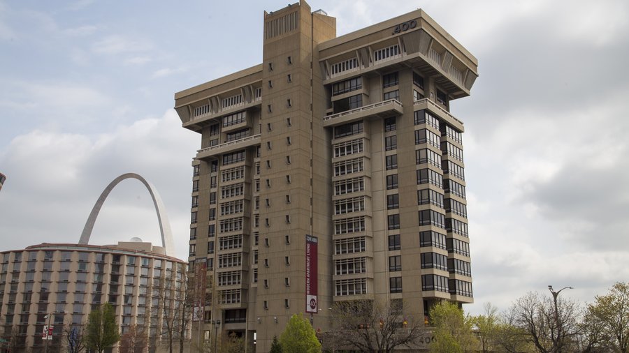 Image showcasing Downtown St. Louis apartment high-rise, Pointe 400, put up for sale ...