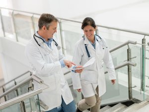 Doctors working at the hospital