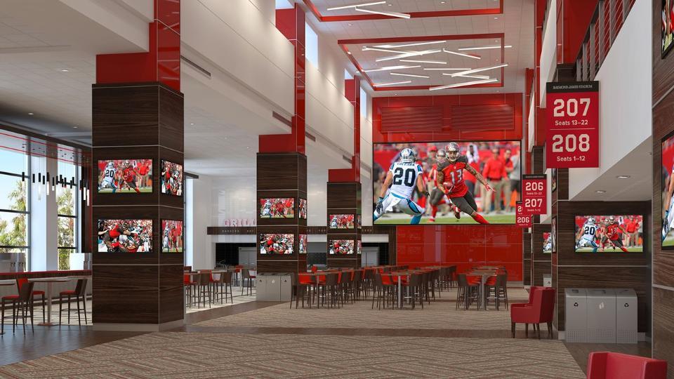 Tampa Bay Buccaneers reveal details of latest phase of Raymond James  renovation (Renderings) - Tampa Bay Business Journal