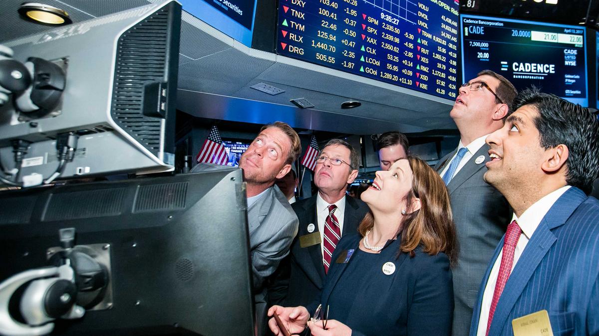 Cadence bank ipo price