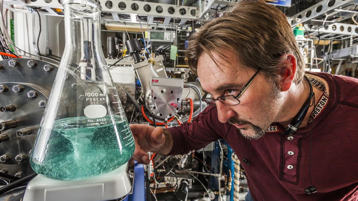 Air Force Research Lab photos show experiments, sparks flying