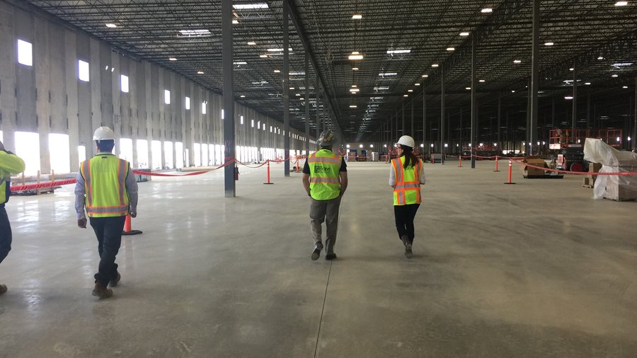 What's inside the  fulfillment center in Aurora?