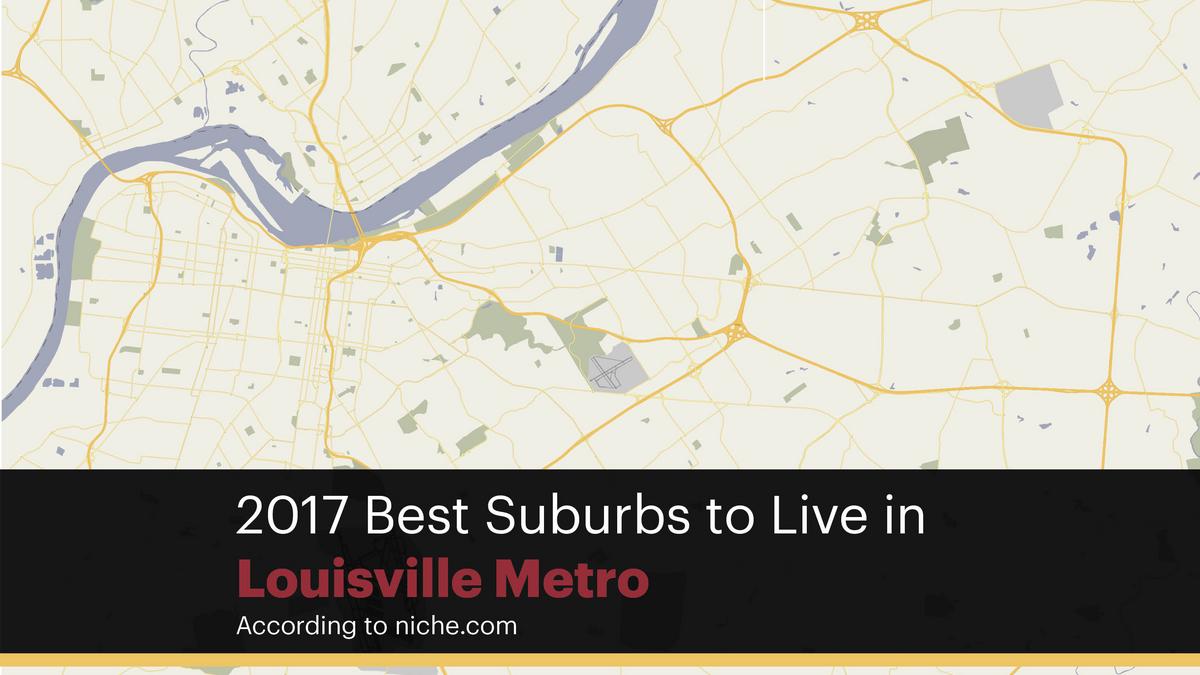 ranks Louisville Metro's best suburbs to live in Louisville