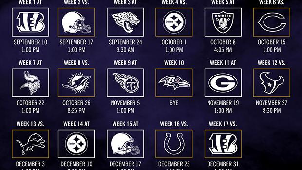 Ravens unveil 2017 schedule - Baltimore Business Journal