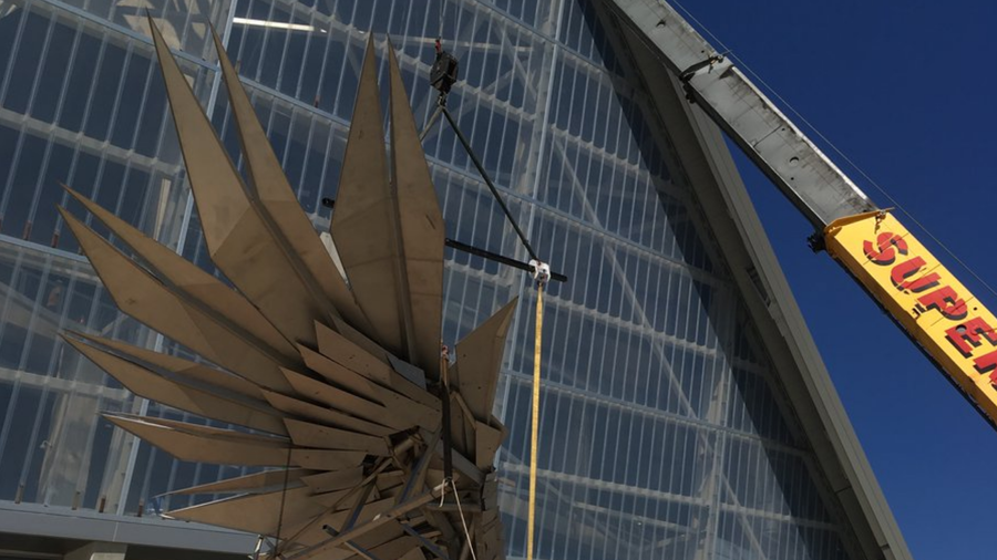 A Bird's-Eye View Of Mercedes-Benz Stadium, Atlanta's Epic NFL Wonderplex