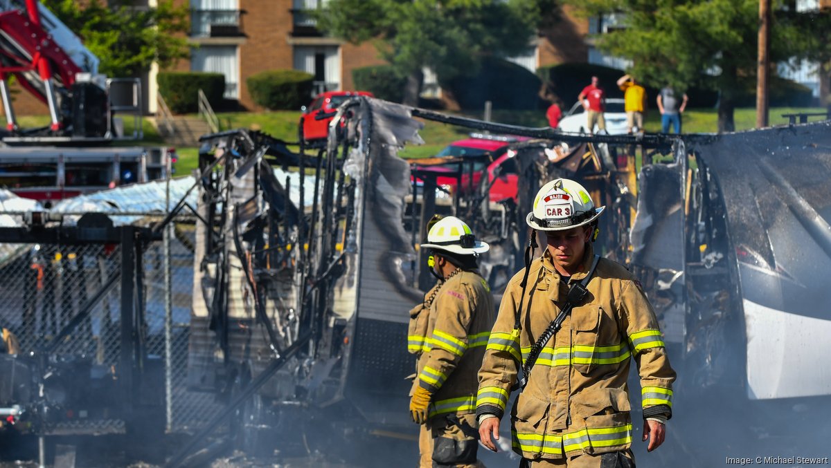 Cleanup continues after fire at former Tom RV dealership