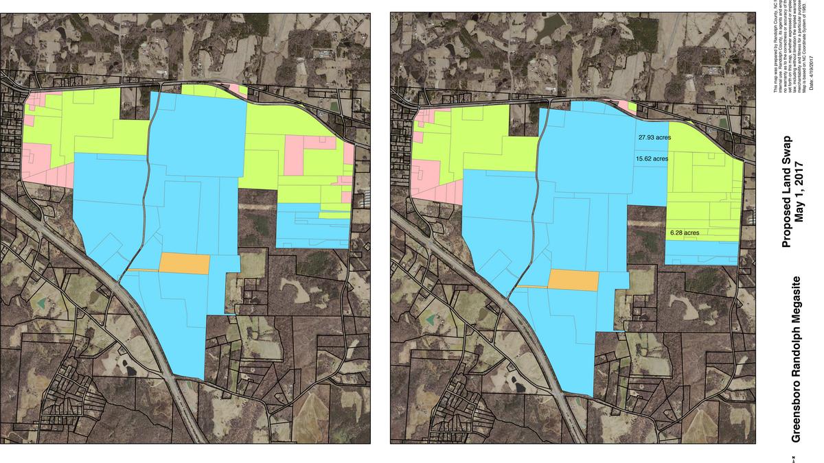 Owners of GreensboroRandolph Megasite property agree to land swap deal
