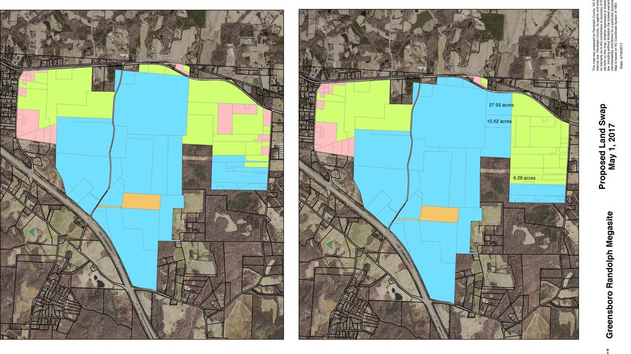 Owners of GreensboroRandolph Megasite property agree to land swap deal