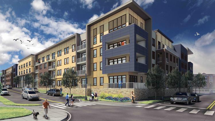 Madisonville S The Red Upscale Apartments Will Be Unlike Any In The First Phase Of Red Includes 164 Apartments Above A Parking Garage And Community S