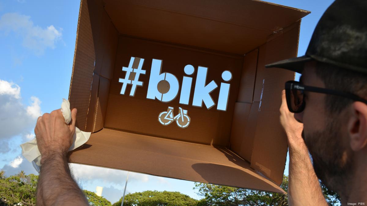 Volunteers mark Biki stations in Honolulu ahead of Bikeshare Hawaii