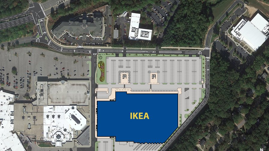 Ikea confirms plans for 2020 store opening at Cary Towne Center