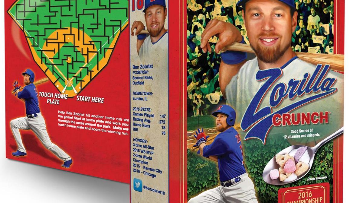 Ben Zobrist #588 2017 Sports Illustrated (SI) for Kids - Chicago Cubs