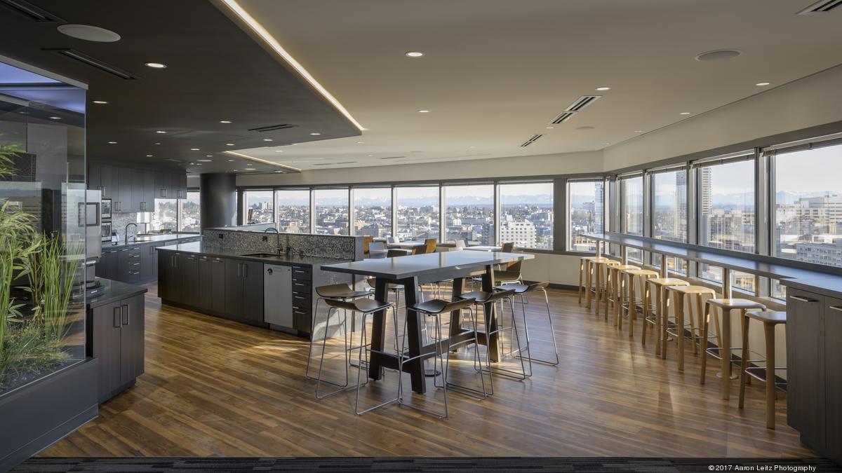 Cool Spaces: JLL's new downtown Seattle office offers dramatic views  (Photos and Video) - Puget Sound Business Journal