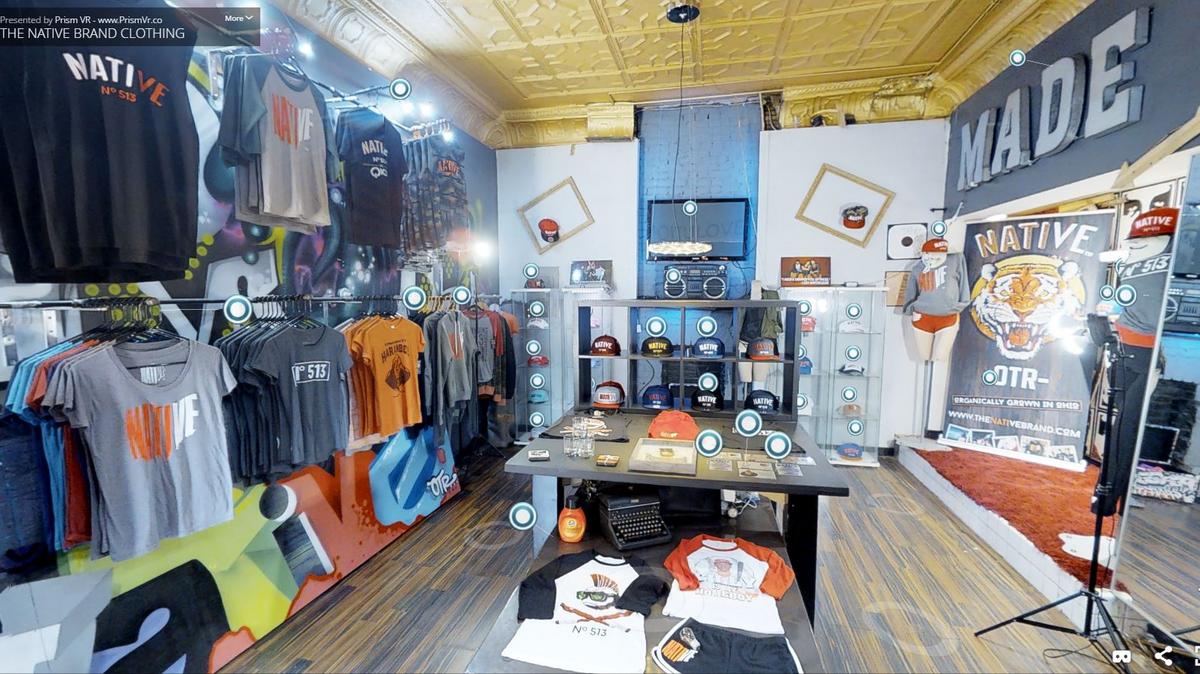 Cincinnati's Native Brand launches city's first virtual reality retail