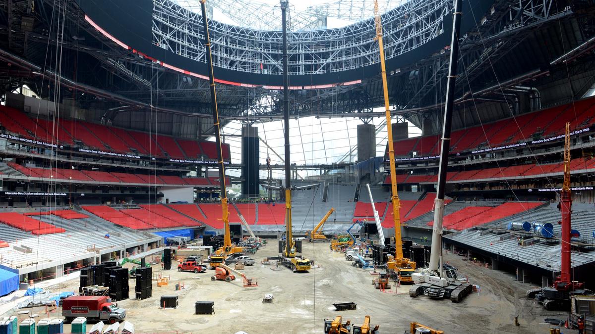 Atlanta Falcons new stadium - Mercedes-Benz Stadium details, photos