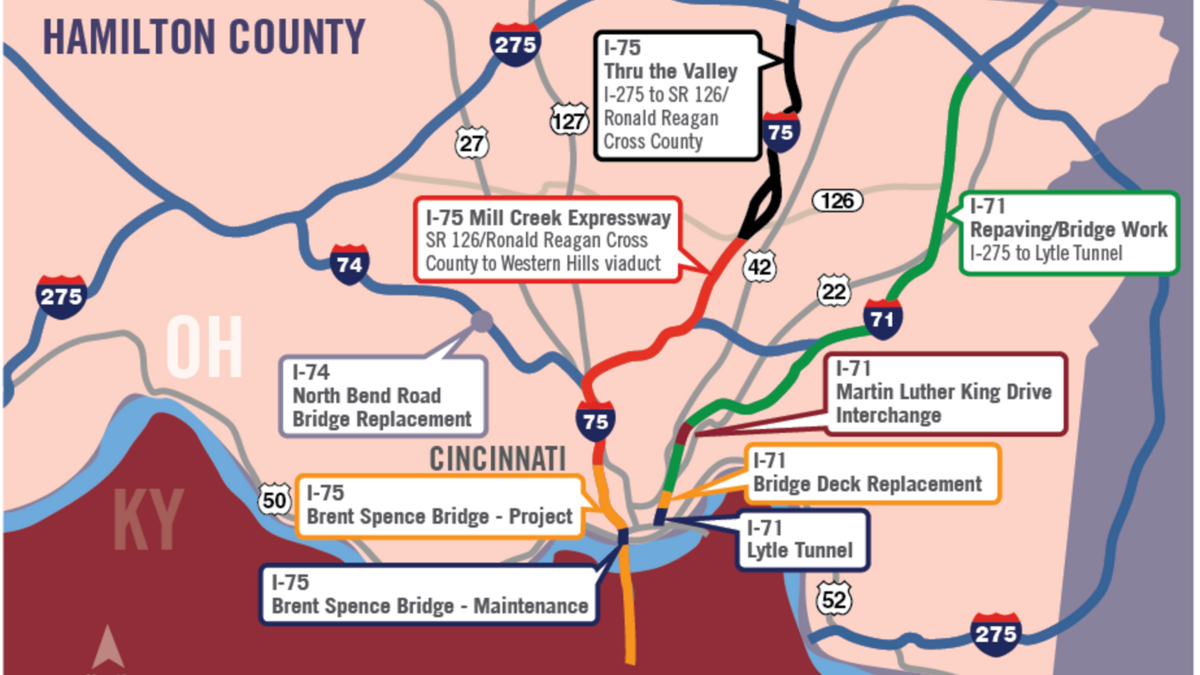 Next phase of major I75 Cincinnati project underway Cincinnati