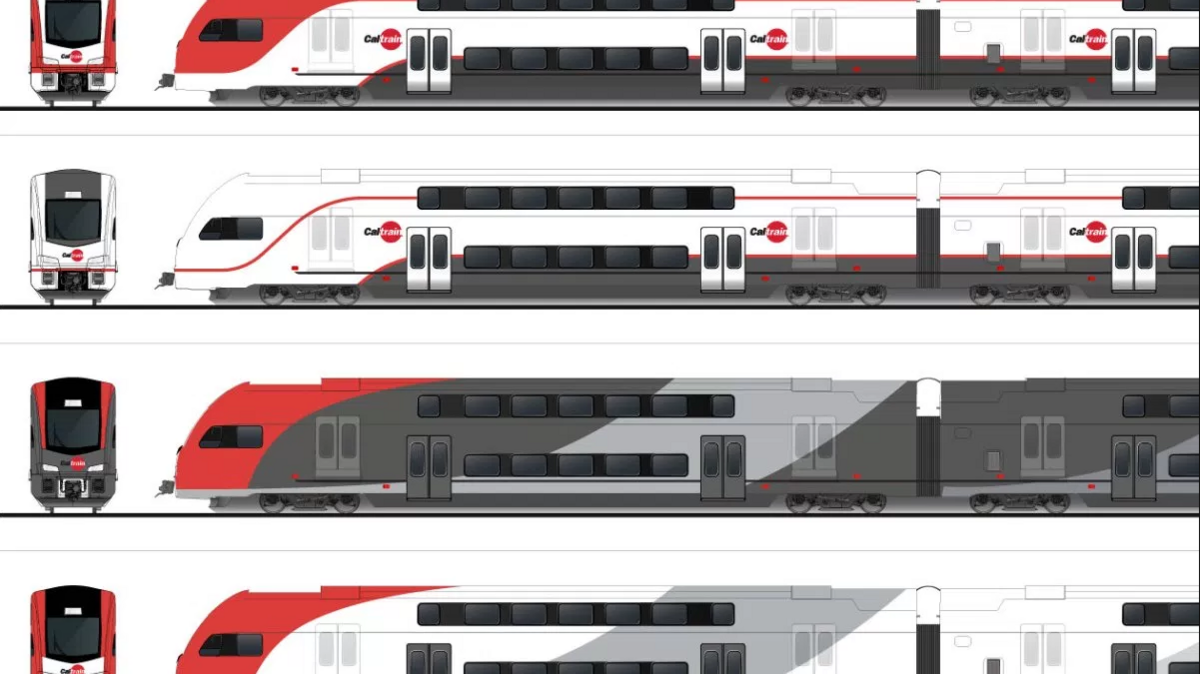 Here's the paint scheme Caltrain riders want for new electric trains ...