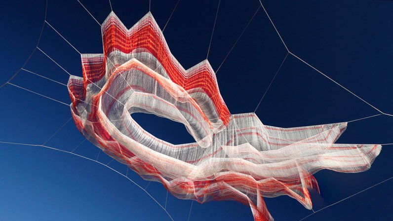 Janet Echelman's Pier sculpture will be taken down and reinstalled