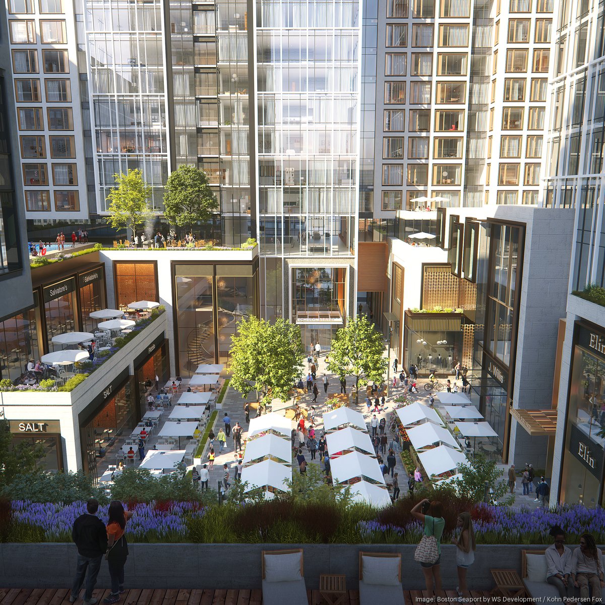 European-inspired grand piazza coming to Boston's Seaport