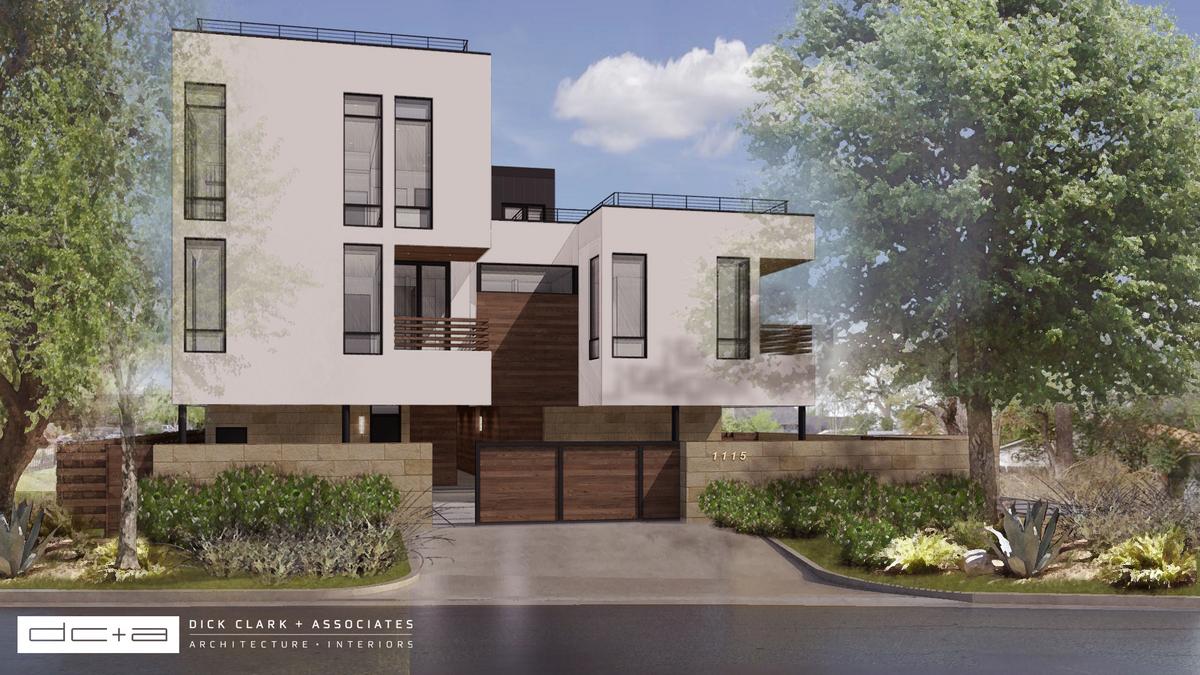 Luxury townhome development underway on scenic hill overlooking