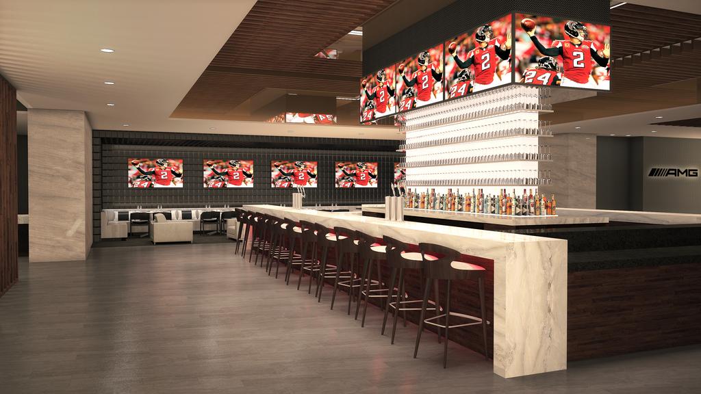 First Look: Inside the Mercedes-Benz Club, AMG Lounge at the $1.5 billion  Mercedes-Benz Stadium (SLIDESHOW) - Atlanta Business Chronicle