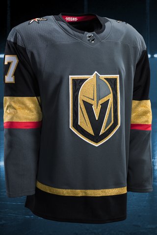 Vegas Golden Knights reveal first home jersey at Adidas event