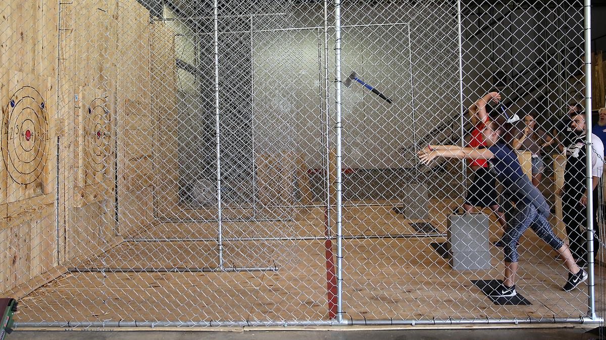 Wild Axe Throwing apples for liquor permit Dayton Business Journal