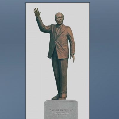 Here's where an 8-foot tall Marion Barry statue will have a permanent ...