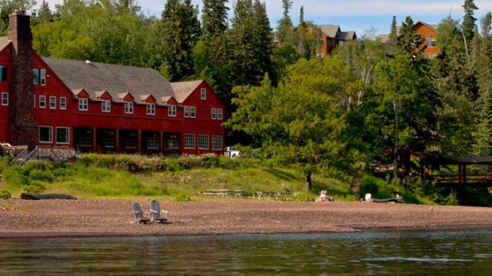 Lutsen Resort Includes A Beachfront Main Lodge On Lake Superior Along With Smaller Cabins Around