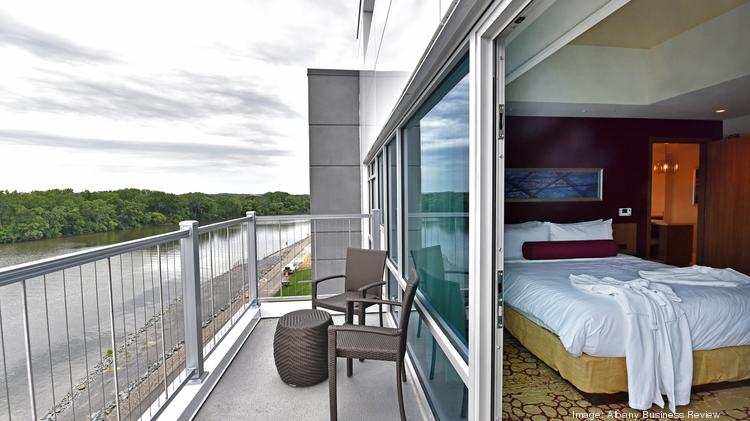 Landing Hotel Opens July 19 Near Rivers In Schenectady Ny The View From A Sixth Floor Two Bay Balcony Suite At Landing Hotel