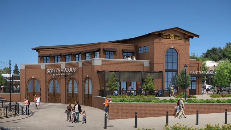 Willamette Wineworks Joining Roundhouse Building In Historic Folsom A Rendering Of The Roundhouse First Phase Folsom Station Project