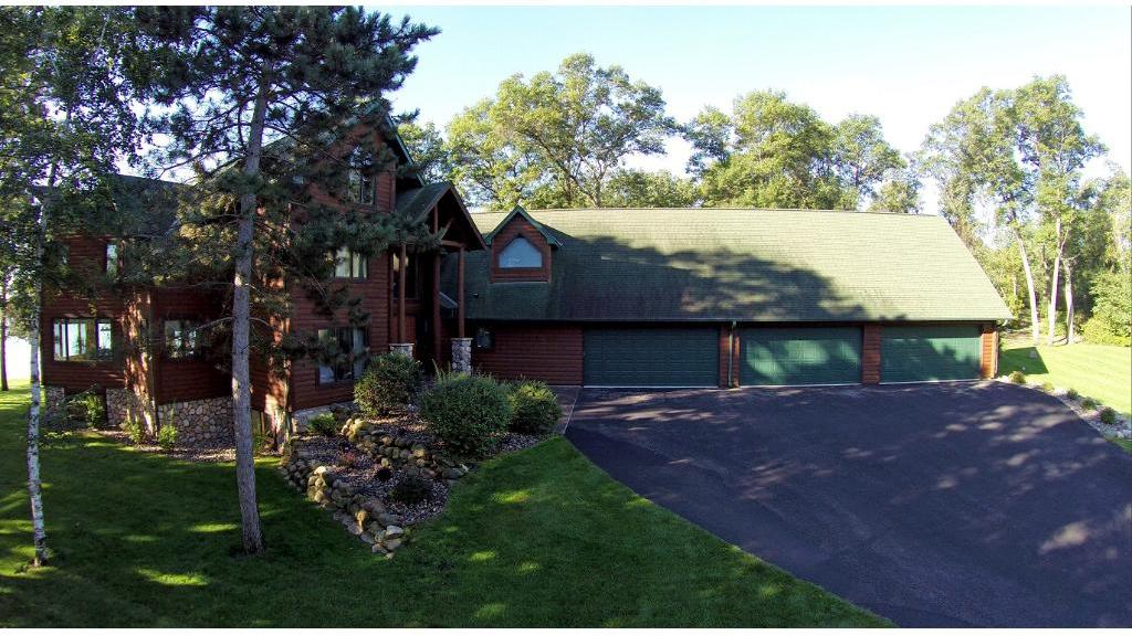 Dream Cabins Sixbedroom log cabin on Cross Lake listed for 2.25