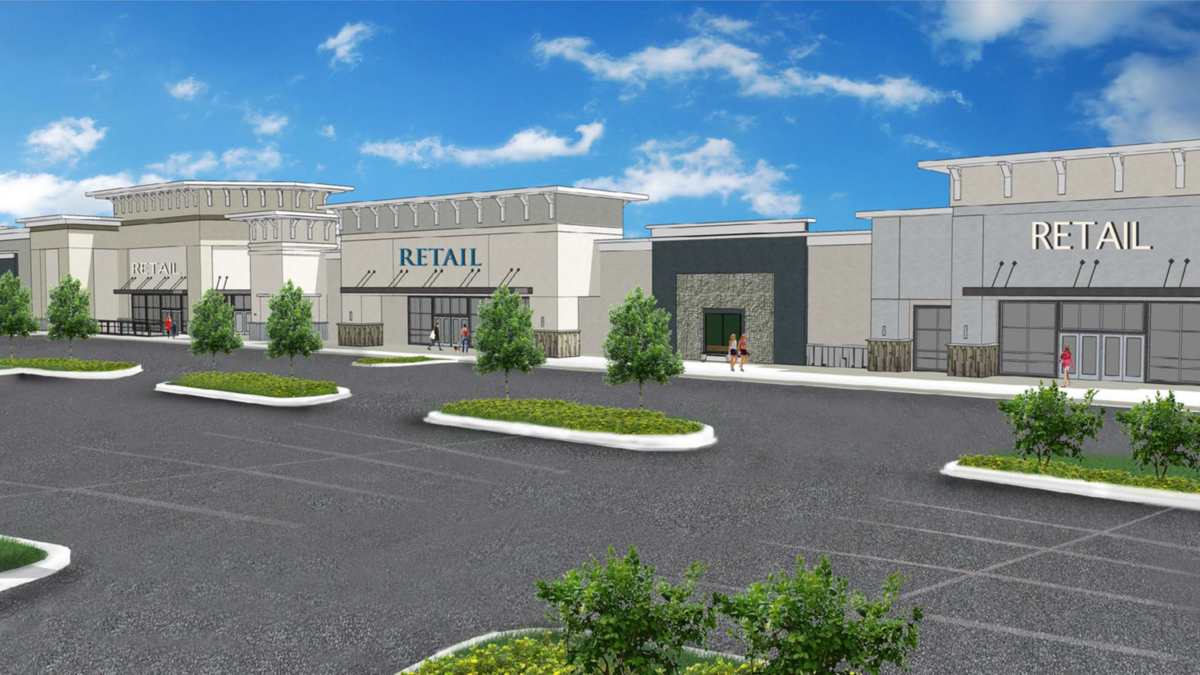 Vineland Pointe shopping center construction delayed Orlando Business