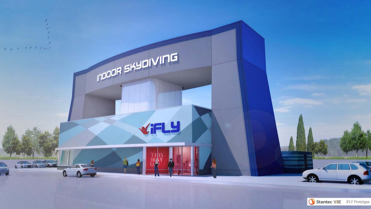 Indoor skydiving cost to build