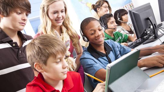 K-12 schools stock photo