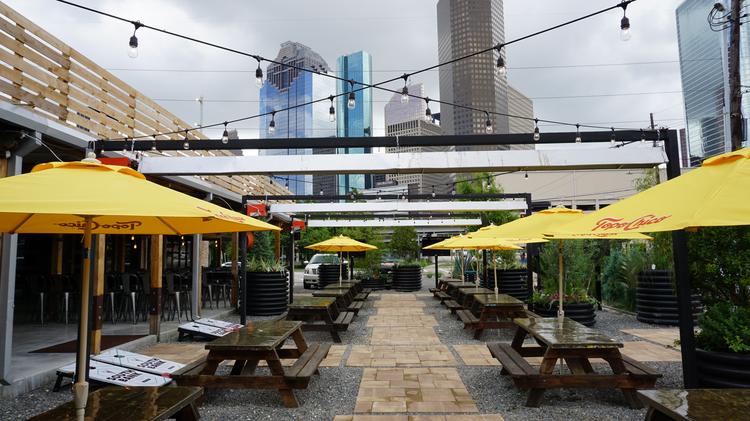 The Refinery Restaurant And Bar Near Downtown Houston Replaced By Eighty Six D Hospitality Group Has Changed Its Former Refinery Burgers And Whiskey Restaurant