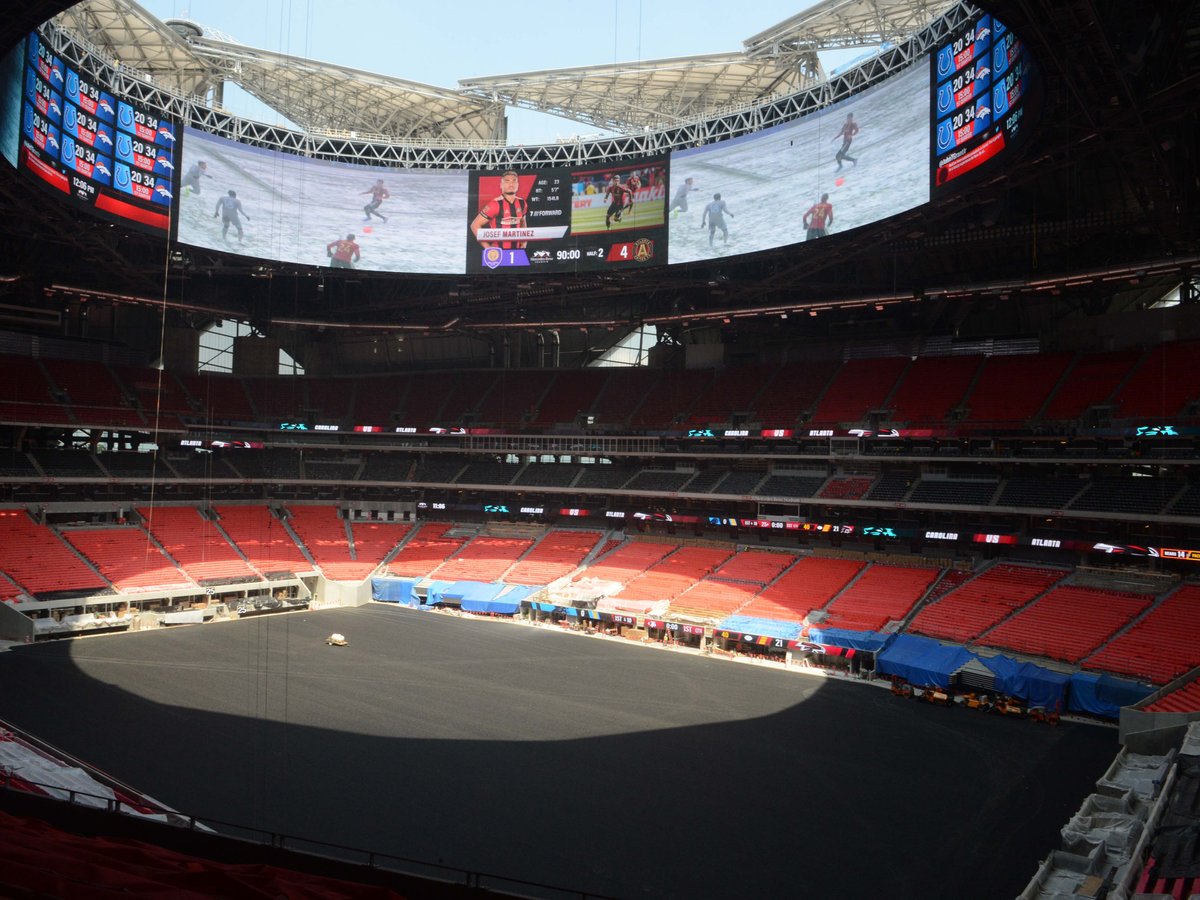 Mercedes Benz-Stadium activities Falcons opener