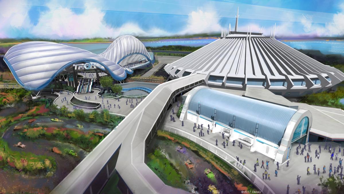 Disney's Magic Kingdom Tron coaster details revealed Orlando Business