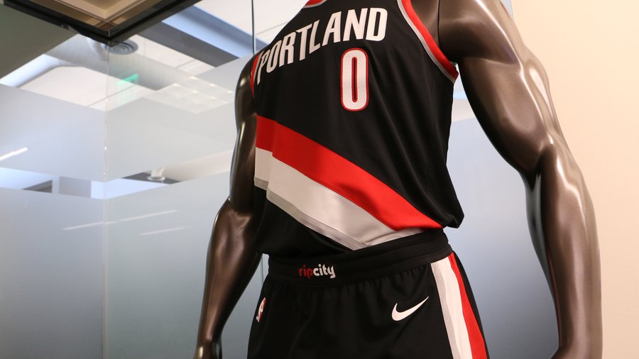 Blazers unveil new Nike uniforms