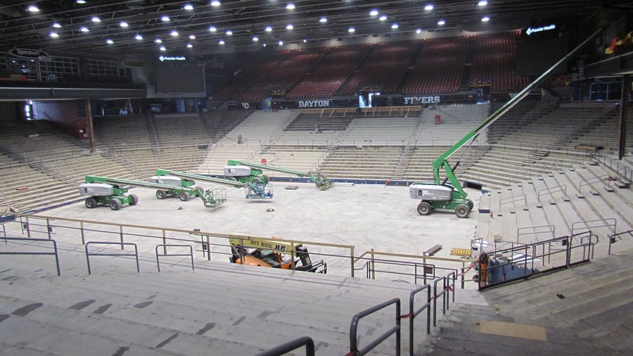 Photos: $72M UD Arena renovation in full swing - Dayton Business Journal