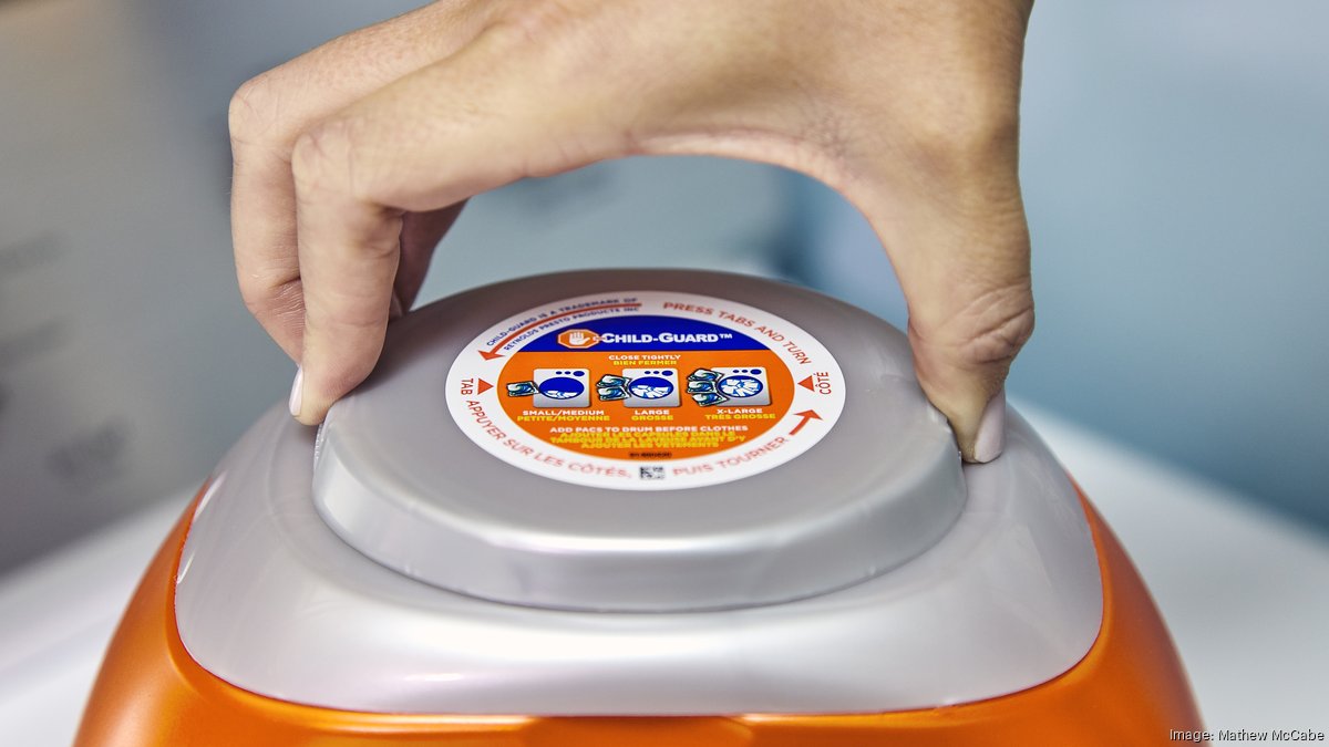 P&G unveils poisonprevention packaging for tubs of Tide Pods, Gain