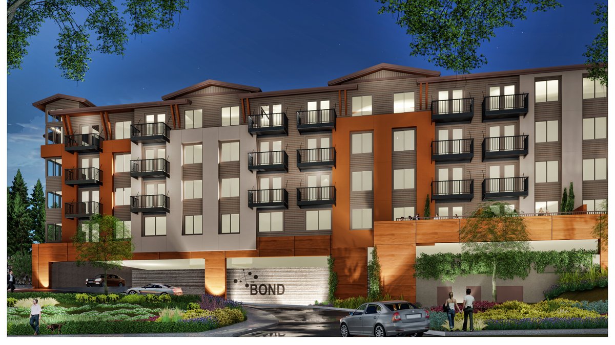 Work starts on 158apartment Bond complex in Redmond as rentals surge Puget Sound Business Journal