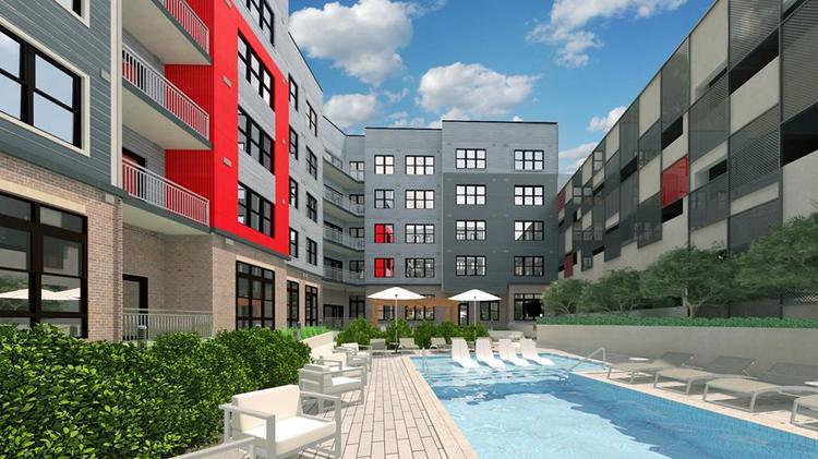 Mchenry Row S Newest Apartments Start Leasing Baltimore Business A Rendering Of The Porter Street Apartments At Mchenry Row