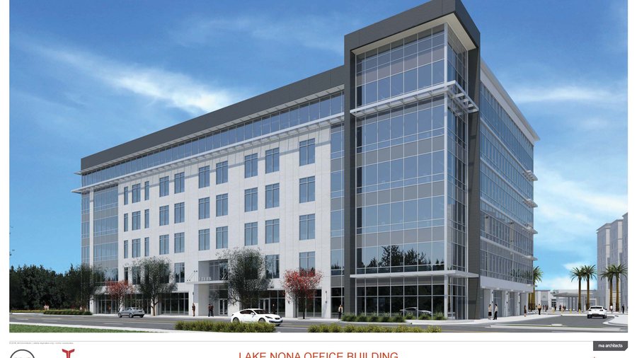 Lake Nona Town Center spec office project signs general contractor